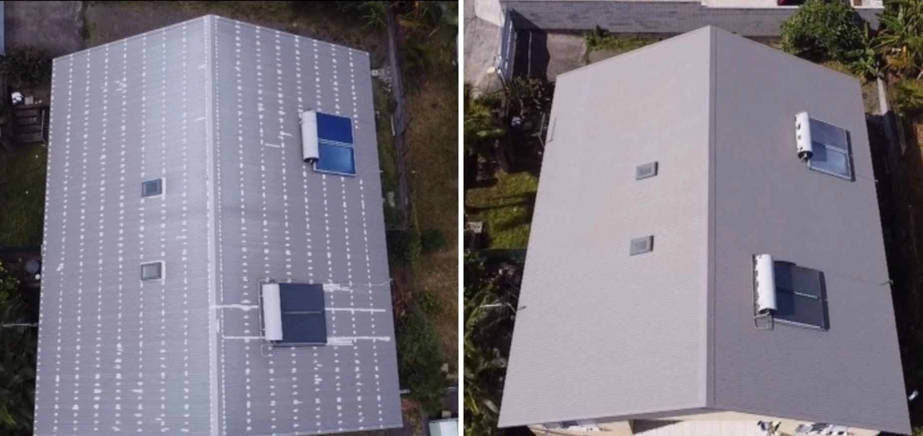 peinture de toiture réunion avant après 6